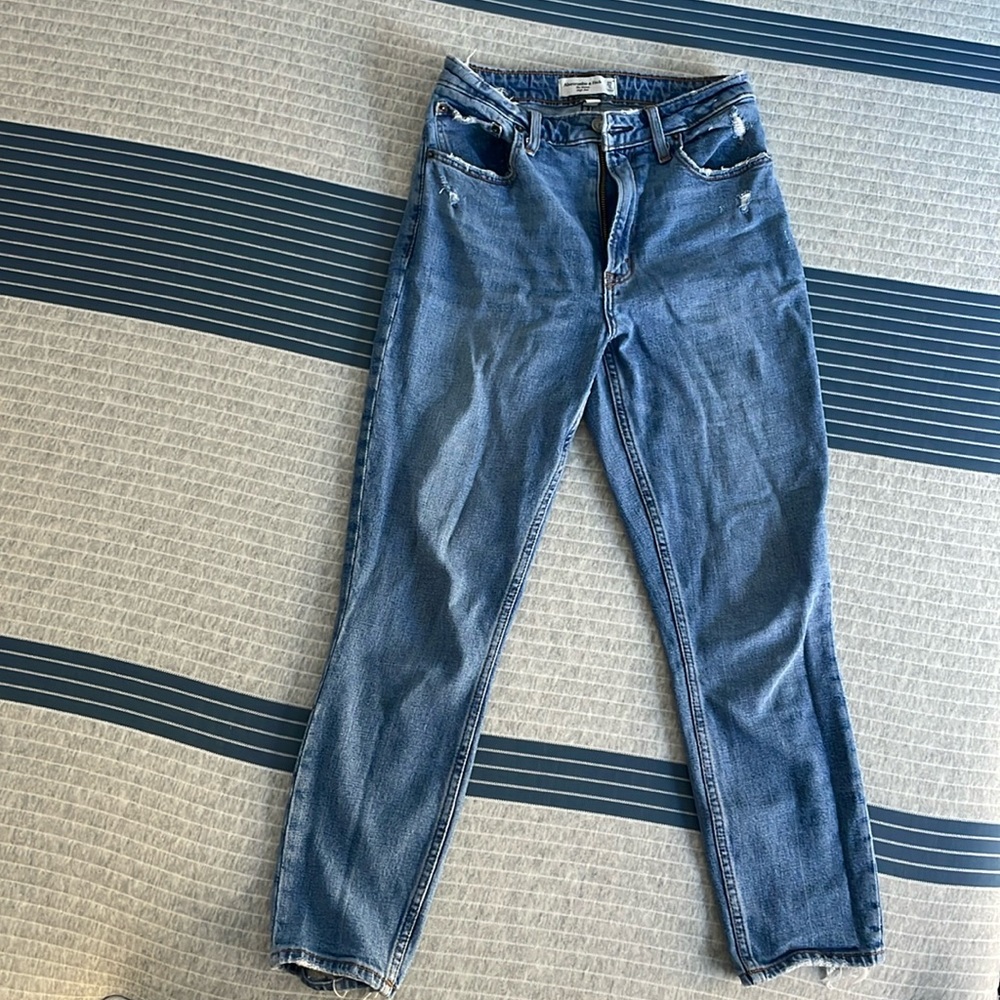 Abercrombie the skinny high rise curve love jeans